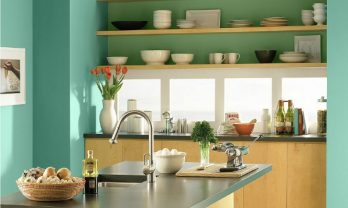 BenMoore_blue_kitchen